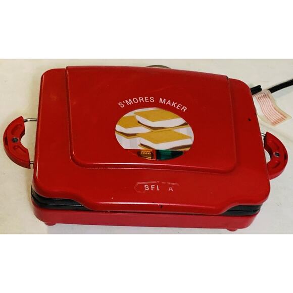 Bella Red Electric Indoor S'mores Maker: No Campfire Needed Model 13578 - Picture 1 of 7
